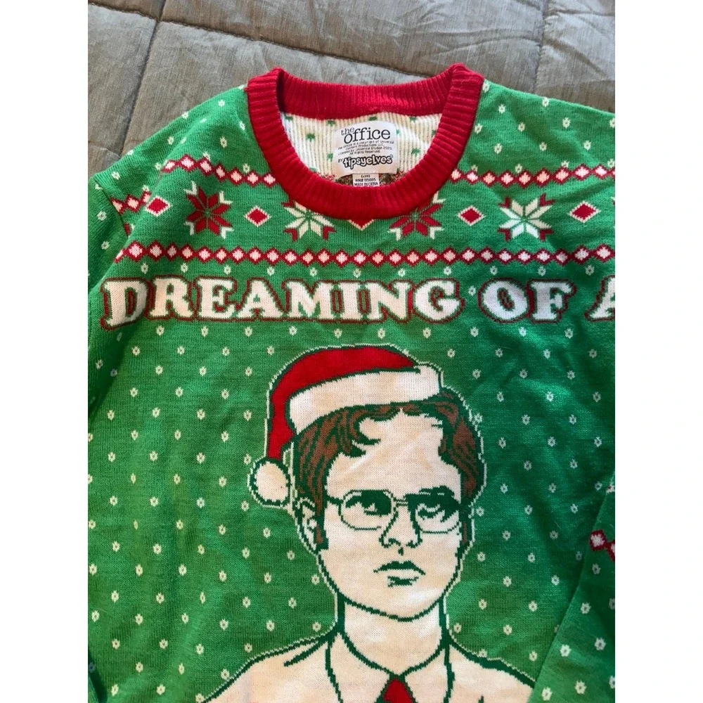 Tipsy elves the office Christmas Sweater‎